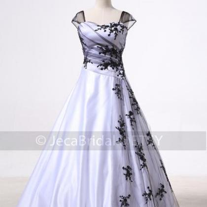 Alternative Wedding Dress Black And White Wedding..
