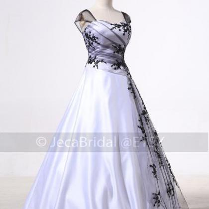 Alternative Wedding Dress Black And White Wedding..