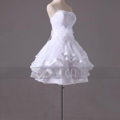 Chic Mini-length Wedding Dress Short Adorable..