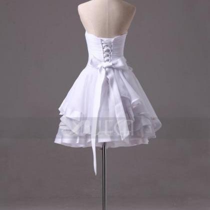 Chic Mini-length Wedding Dress Short Adorable..