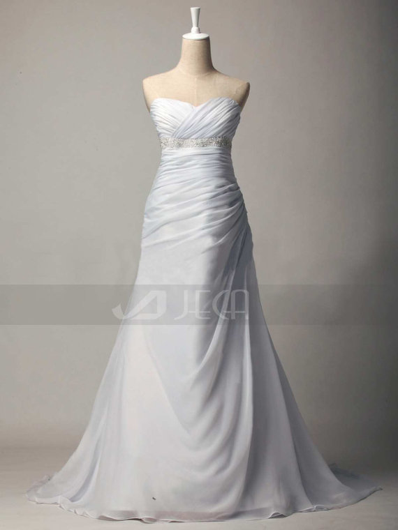 A-line Casual Wedding Gown Summer Wedding Dress For An Outdoor Or Beach Wedding